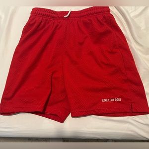 Aime Leon Dore Red Mesh Shorts Large